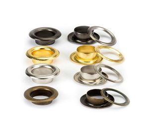 2000pcsBagset 10 mm metalen oogjes knoppen voor plakboeken naaien kleding accessoire diy ambacht geschenken blackgoldensLiveryBronze who9807010