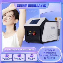 2000W 808 Lasermachine 3 golflengte 808nm diode laser ontharing huid Verjonging ijsapparaat Pijnloze effectieve haardoor