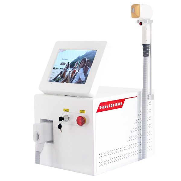 2000W 808 Nanomètre Diode Laser Épilation Machine Épilation Beauté Instrument Glace Titane Dispositif