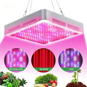 2000W Double Switch Plant Grow Lights Full Spectrum AC 85-265V LED Indoor Flower VEG Seedling Tent Phyto Lamp Growing Flowers Plants Growth Lighting Lamps