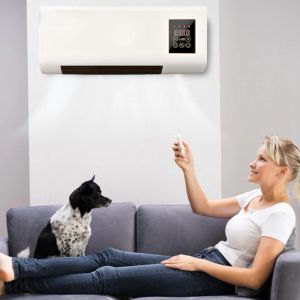 2000W elektrische verwarming airconditioner combo muur gemonteerde kamerverwarming verwarming en koelruimte warme koeler ventilator voor thuiskantoor