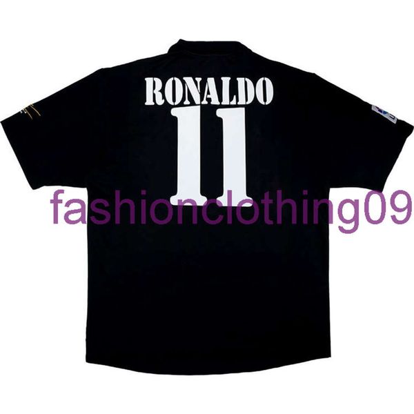 2001 2002 2003 ZIDANE Centenario camiseta de fútbol local FIGO HIERRO RONALDO RAUL Real Madrid camiseta de fútbol clásica retro vintage para hombres