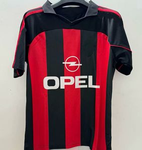 2001 2002 Maillots de football rétro RONALDINHO Gullit Maldini KAKA chemises de futbol 2004 2005 maillot de football vintage Van Basten de pied 96 97