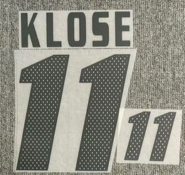 2002 11 Klose Nameset 13 BALLACK impression bricolage personnaliser n'importe quel nom numéro fer transfert Badge9235637