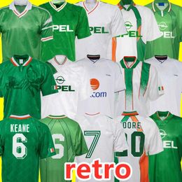 2002 1994 Irlande maillot de football rétro 1990 1992 1996 1997 maison classique vintage irlandais McGRATH Duff Keane ALDRIDGE STAUNTON HOUGHTON McATEER maillot de football