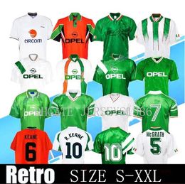 2002 1994 Ireland Retro Soccer Jersey 1990 1992 1996 1997 Home Classic Vintage Irish McGrath Duff Keane Staunton Houghton McAteer voetbalshirt 888