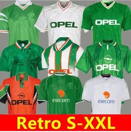 2002 1994 Irlande Retro Soccer Jersey 1990 1992 1996 1997 Home Classic Vintage Irish McGrath Duff Keane Staunton Houghton McAteer Football Shirt 66