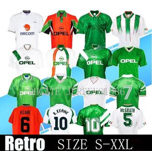2002 1994 Irlande Retro Soccer Jersey 1990 1992 1996 1997 Home Classic Vintage Irish McGrath Duff Keane Staunton Houghton Mcateer Football Shirt 888 888