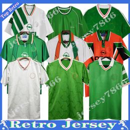 2002 1994 Ierlands retro voetbalshirt 1990 1992 1996 1997 thuis klassieke vintage Ierse McGRATH Duff Keane STAUNTON HOUGHTON McATEER voetbalshirt Vintage uniformen