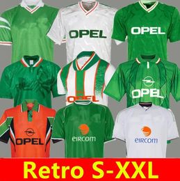 2002 1994 KEANE rétro maillots de football irlandais 1988 1990 1992 1996 1997 02 03 vintage classique irlandais McGRATH Duff STAUNTON HOUGHTON McATEER