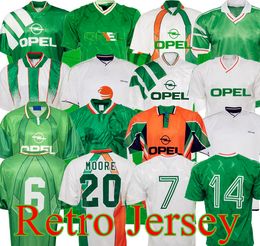 2002 1994 Irlande Retro Soccer Jerseys Top 1990 1992 1996 1997 Home Classic Vintage Irlandais McGrath Duff Keane Staunton Houghton Mcateer Maillot de football