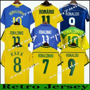 2002 2004 1994 2006 1982 1998 1957 retro Ronaldinho voetbalshirts Romario Ronaldo RIVALDO KAKA camisa de futebol shirt