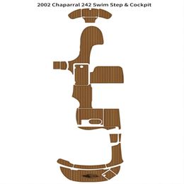 2002 Chaparral 242 Swim Step Platform Cockpit Boat Eva Foam Teak Deck Floor Pad