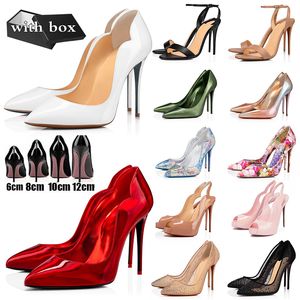 Christians Louboutins heels Red Bottoms women shoes Diseñadora de tacones de suela roja lujo femenino so Kate iriza Hot Chick Pigalle sandalias de mujer tacones 【code ：L】