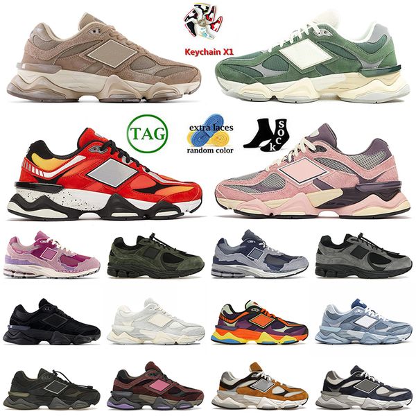 2002r og 9060 Chaussures de course athlétiques JJJJound Designer Baskets Charcoal Pine On Clouds Mushroom Fire Sign Rain Cloud Hommes Femmes New Balanace Chaussure Tennis Baskets