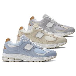 2002R Zapatos de zapatillas de deporte Tonos tipo pastel Diseñador para hombre Mojado Azul Concreto Gris Arenisca Hombres Mujeres Entrenador para caminar 36-45