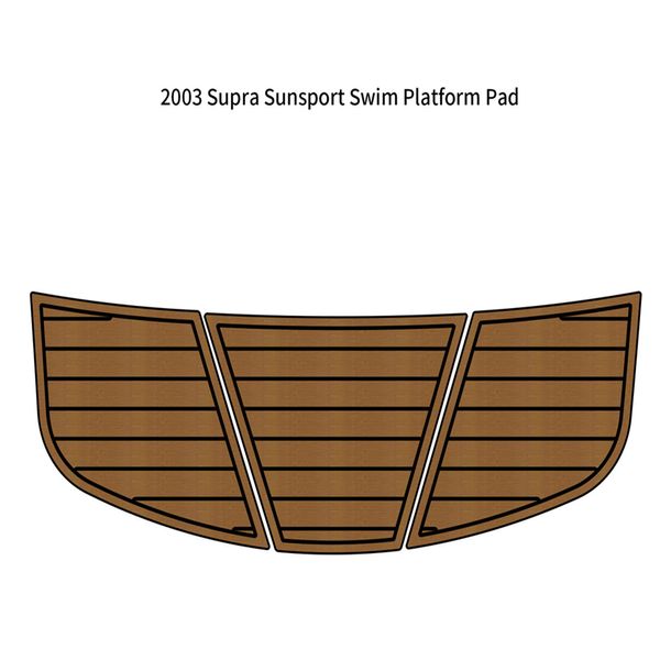 2003 Supra Sunsport Plataforma de natación Step Mat Boat EVA Foam Teak Deck Flooring Pad