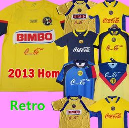 2004 2005 2006 Retro Club America Soccer Jerseys 1995 1996 04 05 06 C.blanco Zamorano Chucho Vintage Classic Football Shirt 9898