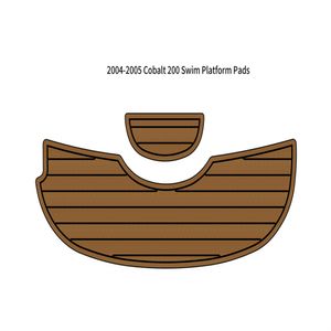 2004-2005 Cobalt 200 plate-forme de natation marchepied bateau EVA mousse teck pont tapis de sol auto-support adhésif SeaDek Gatorstep Style sol
