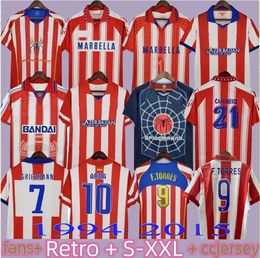 2004 2005 Retro Atletico Madrids voetbalshirts kun Aguero Griezmann MAXI F.TORRES 04 05 10 11 13 14 15 94 95 96 97 Gabi Forlan SIMAO vintage klassiek voetbalshirt