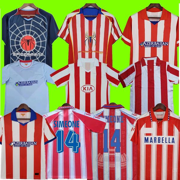 2004 2005 Retro MADRIDS Soccer Jerseys 10 11 13 14 15 94 95 96 97 Atletico vintage F. TORRES Maillots de football SIMEONE ESNAIDER DAVID VILLA KOKE GODIN DIEGO COSTA FORLAN KUN