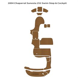 2004 Chaparral Sunesta 252 plate-forme de natation Cockpit bateau EVA teck pont tapis de sol Seadek MarineMat Gatorstep Style auto-adhésif
