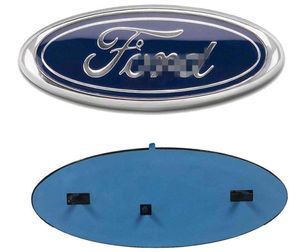 20042014 F150 Taillage de calandre avant Emblem OVAL 9QUOTX35QUOT Decal badge à la plaque signalétique s'adapte également à F250 F350 Edge Explo5632242