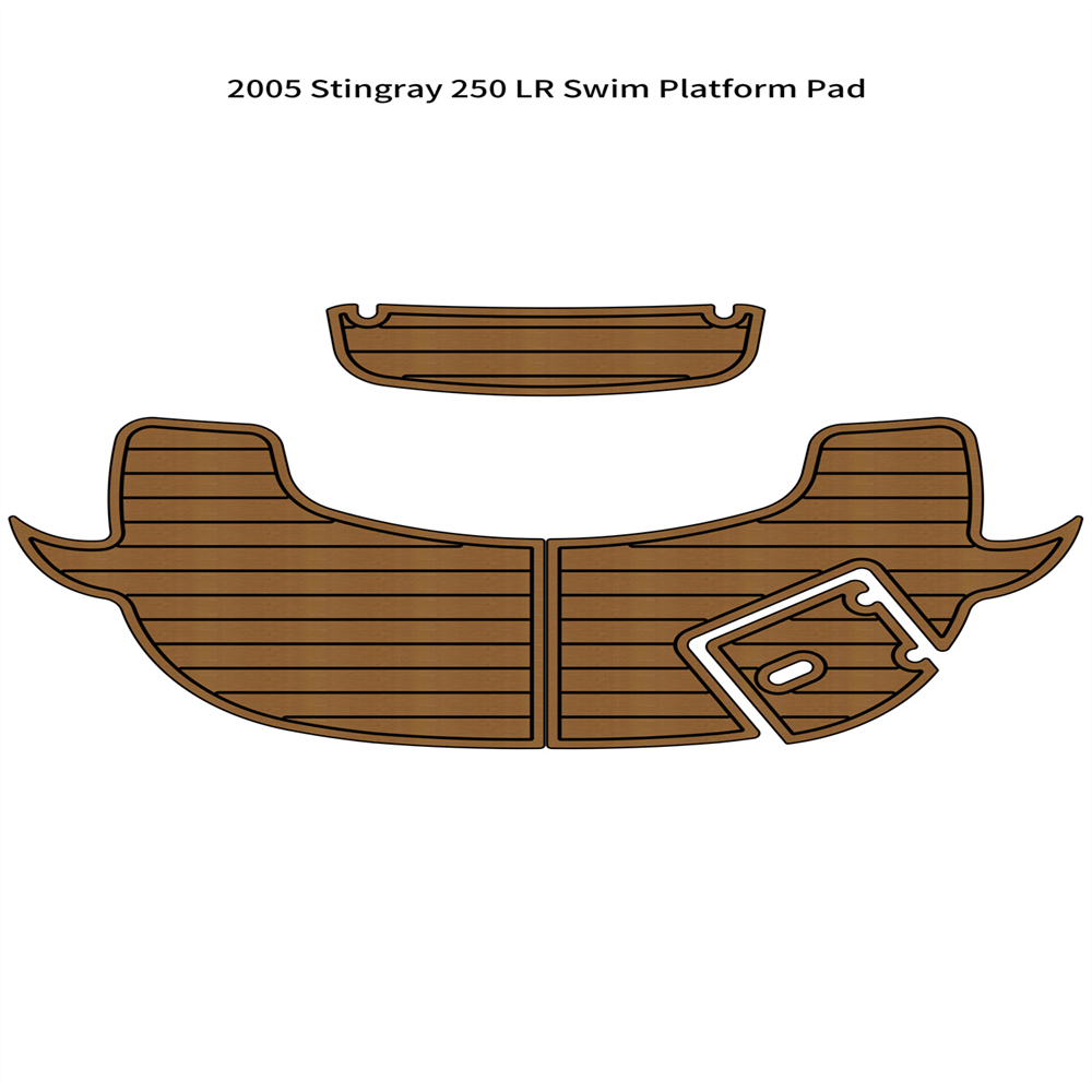 2005 Stingray 250 LR Platforma pływacka Pad Pad łódź eva pianka drewna drewna tekowego mata podłogowa self -podłoże ahezyjna seadek gatorstep podłoga w stylu
