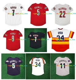 2005 World Series Astros Jersey - Biggio, Bagwell, Clemens, Berkman, Oswalt, Pence, Caminiti, Johnson, Ryan Men Women Youth New