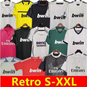 2006 2007 2008 2009 Maillot de football rétro 2010 2011 2012 2013 2014 BALE madrids BENZEMA MODRIC maillots de football camiseta classique à domicile chemise RAUL R.CARLOS