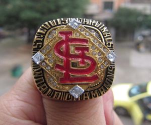 2006 St Cardinal S World Baseball Championship Ring Souvenir Men Fan Gift 2019 Wholesale Drop Shipping8754274