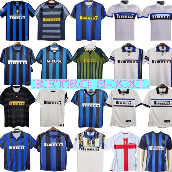 2007 2008 2009 2010 Eto o camisetas de fútbol retro FIGO MILAN IBRAHIMOVIC SNEIJDER MILITO camiseta clásica J.Zanetti ADRIANO Eto o BALOTELLI camiseta de fútbol inter hombre uniforme