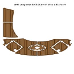 2007 Chaparral 276 SSX plate-forme de marche tableau arrière bateau EVA mousse teck tapis de sol support auto-adhésif SeaDek Gatorstep Style tampons