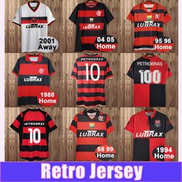 2008 09 Flamengo Josiel Williams Kleberson Adriano Mens Retro Soccer Jerseys 1982 1988 1990 1994 2003 2004 2007 2008 Home voetbalshirt uniformen