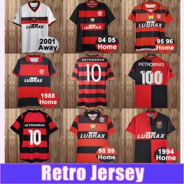 2008 09 Flamengo JOSIEL WILLIAMS Voetbalshirts heren KLEBERSON ADRIANO RETRO 1982 1988 1990 1994 2003 2004 2007 2008 Thuisvoetbalshirt Camisetas de Futebol 666