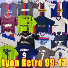 2008 2009 Lyon throwback Retro BenzEMA voetbalshirts 2000 2001 2002 2010 2011 2012 2013 vintage Maillot de foot JUNINHO voetbalshirts PJANIC klassieke unifroms