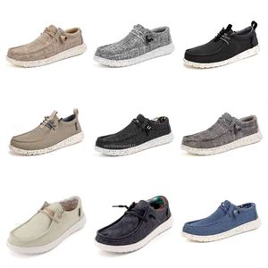 2008 Italia The Shoe Revolution Casual Hey Dude Mujeres Wendy Casual Verano Pareja Slip-On Heydude Shoe Sh Trendy Men Canvas Sets Pies Lazy People Slip On 186