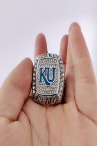 2008 Kansas Jayhawks National Championship Ring Sport Souvenir Fan Promotie Geschenk hele 2020 Drop 2859221