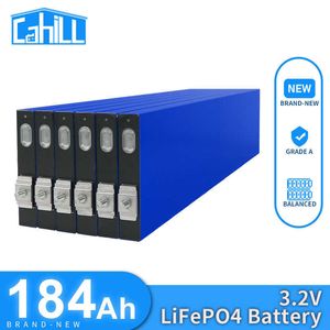 Batterie Rechargeable Lifepo4, 200ah, 3.2V, 184ah, cellules au Lithium, fer et Phosphate, pour systèmes de stockage d'énergie solaire 12v, appareils ménagers