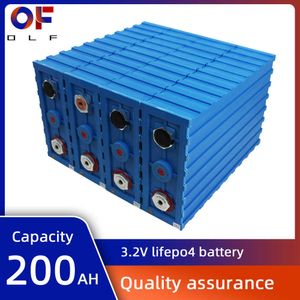 200AH LIFEPO4 3.2V Oplaadbare batterij 12V Lithium Iron Fosfaat Diy Cellen Diepe cyclus voor 24V 48V RV Solar Power System Camper