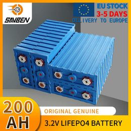 200AH LIFEPO4 Batterij 3.2V Lithium Iron Fosfaat 12V 24V 48V Oplaadbare DIY -cellen voor elektrische folklifts EV RV Golfkarren