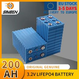 200AH Lifepo4 Batterie 3.2V Lithium Fer Phosphate Rechargeable DIY Cellule Pour 12V 24V 48V Bateaux Électrique Folklifts EV RV Chariot De Golf