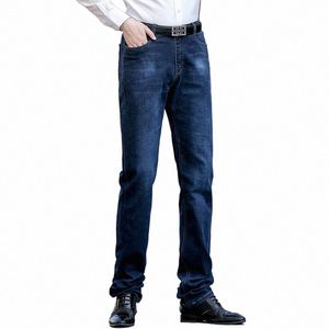 200cm Jeans Hommes Big Tall Magasin de vêtements Pantalon extensible Pantalon Extra Lg Longueur 130cm Alto Droite Taille Haute Denim Jogger Mâle A4fL #