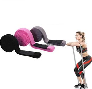 200 cm tissé longues bandes de résistance de fitness exercice de yoga sangle de traction pull-up aider force entraînement élastique gym sport équipement de maison