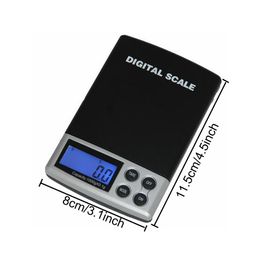 Balances de bijoux précises 200g/0.01g, Mini balances électroniques numériques de poche en or et argent Sterling, balances numériques portables durables Basculas Electronicas Para Joyeria