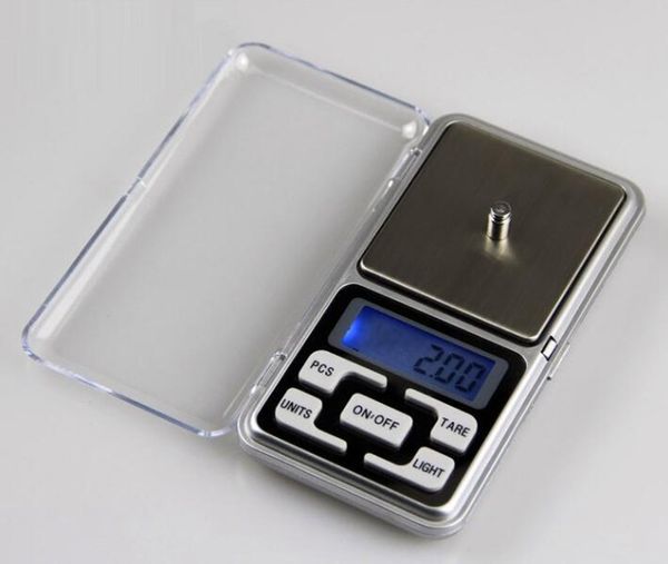 200 g x 0,01 g Mini pantalla LCD de gramo de bolsillo de balanza de balanza de joyería digital electrónica