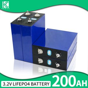 200H LIFEPO4 Batterij 3.2V Oplaadbare lithiumijzerfosfaat Zonne -batterijpakket DIY 12V 24V 48V voor RV EV Energy Storage System