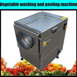 200kg / hpotato wortel plantaardige fruitborstel roller spuit wasmachine sint-jakobsschelp oester wasmachine zeevruchten schoonmaak machine