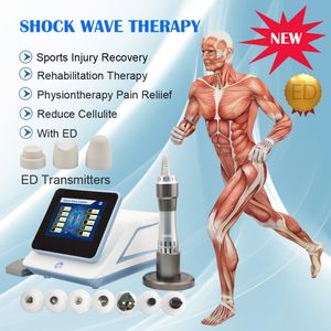 Machine de thérapie par ondes de choc de dispositif ESWT de 200 mj pour le traitement de la dysfonction érectile/thérapie par ondes de choc radiales acoustiques avec 7 émetteurs