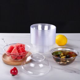 200 ml 350 ml Wegwerp Hard Plastic Transparant Crystal Household Rice Dessert Bowl Smoothie Ice Bowl Groothandel LX3997